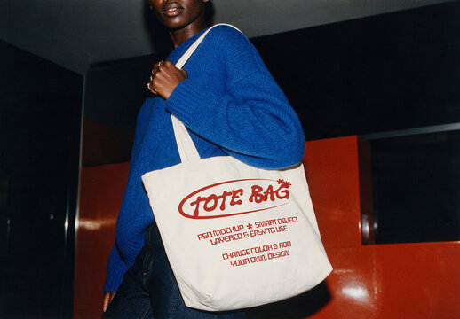 Lifestyle Tote Bag Mockup