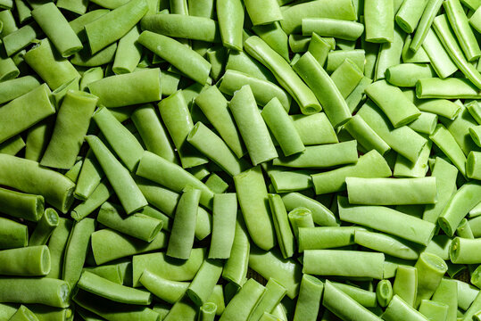 green beans background