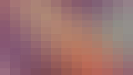 Fototapeta premium Subtle gradient mosaic with muted earthy tones, featuring a soft pixelated effect for a calming and abstract background.