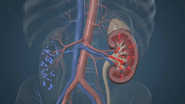 Nutcracker Syndrome Showing Left Renal Vein Compression for Medical Anatomy Education