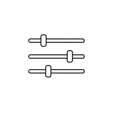 Equalizer Filter Sliders Adjustment Settings Line