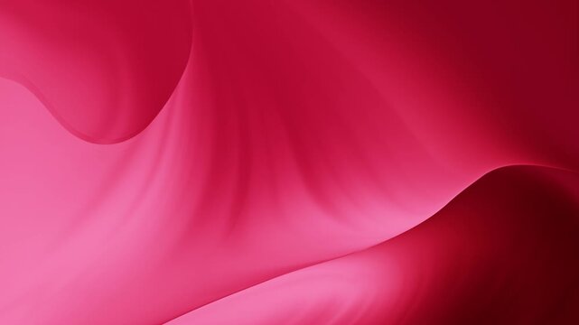 Abstract Deep Red and Pink Flowing Fabric Background