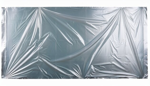 ollection of plastic wrap texture for background and photo overlay effect realistic mockup of clear polyethylene crumpled elastic foil material isolated on white background