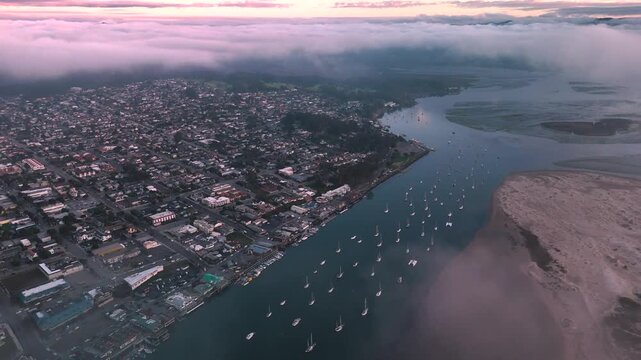 Aerial footage of Morro Bay. Morro Bay is a seaside city in San Luis Obispo County, California, United States.