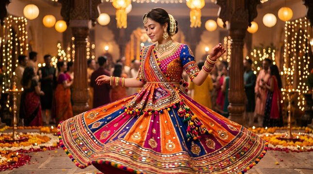young woman dancing