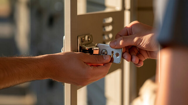 Human hands opening a kennel latch while sunlight enters the shelter, animal freedom, rescue, second chance, adoption, humane treatment, symbolic conceptual photography, with copy