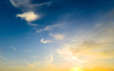 Fototapeta premium colorful sky after the sunset