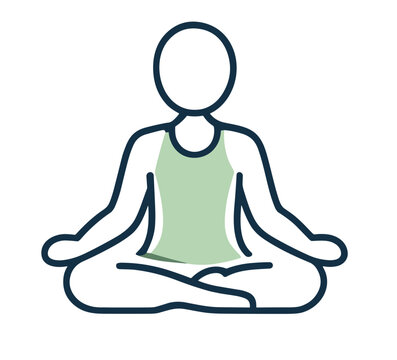 Mindful Lifestyle intermittent fasting icon vector