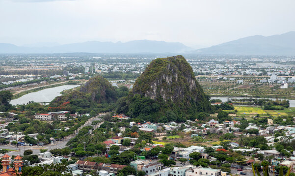 Kim Son and Hoa Son in the Marble Mountains, Da Nang, Vietnam