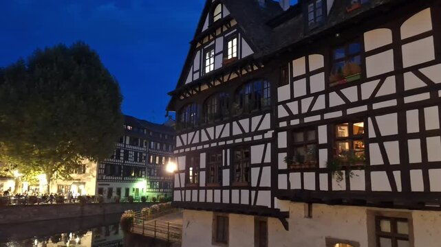 Old Le petit France in Strassbourg. Landscape format