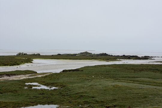 Scenic North Uist Wilderness in the Western Isles Scotland