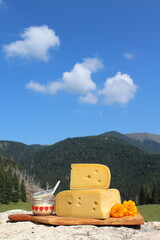 Formaggio giallo di Malga Altopiano di Asiago © Giada