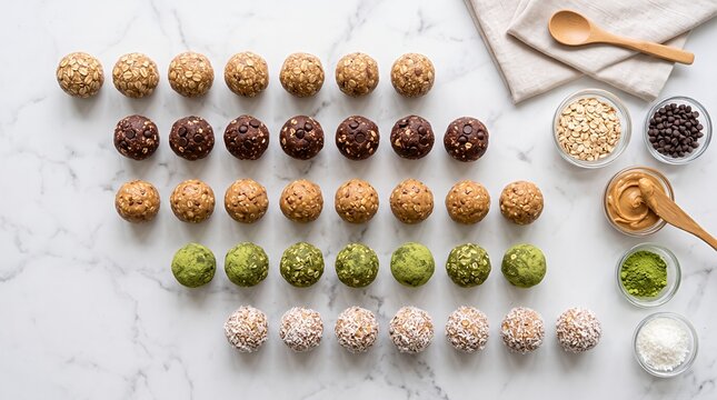 Healthy Homemade Energy Balls with Natural Ingredients