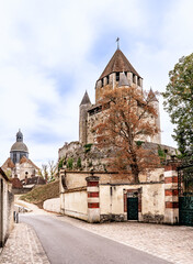France, the Caesar Tower, a famous 12th century dungeon is located in the medieval city of Provins in Seine-et-Marne. © Angela Meier