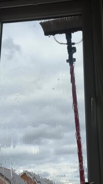 Professional Window Cleaning Brush Washing Exterior Glass