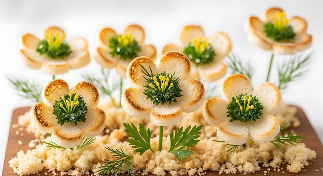 sandwiches with salmon and caviar
