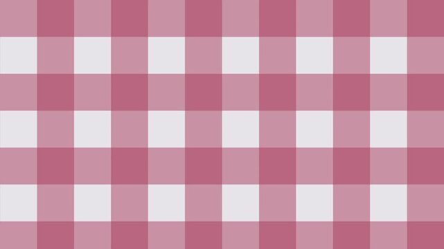 Magenta gingham check motion background seamless loop animation