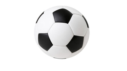 Isolated classic black and white soccer ball for professional football game and sports © Lucas