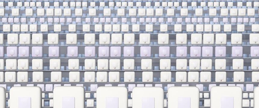 Lavender Rounded Square Accordion Horizon