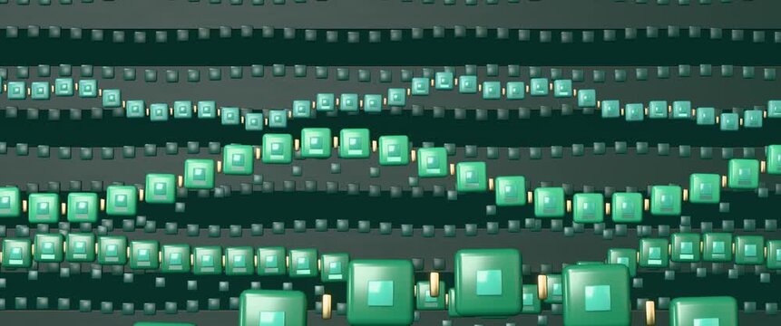 Emerald Rounded Square Suspended Bridges
