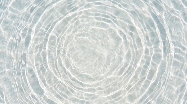 Top view of clear water ripples over a light sandy bottom