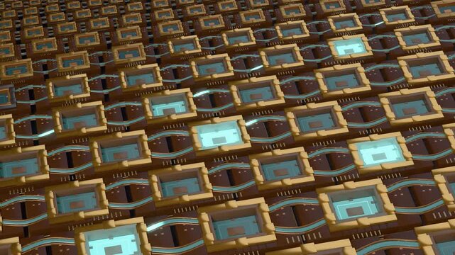 Photonic Switching Chamber Array Optical Fabric