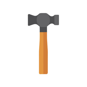 Hammer isolated on transparent background