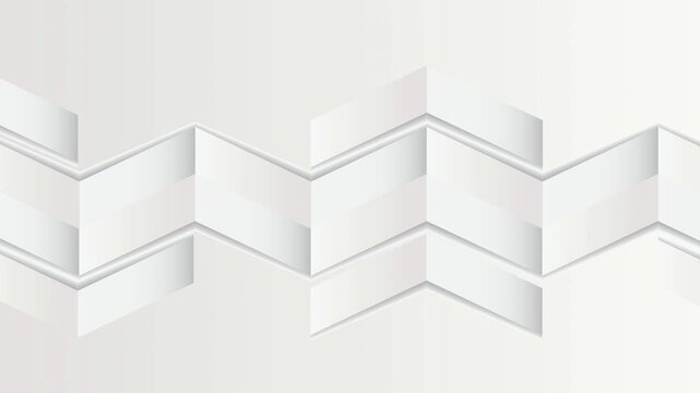 Abstract White Zigzag Geometric Shapes 4K