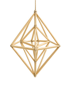 Nordic Straw Himmeli Geometric Hanging Ornament