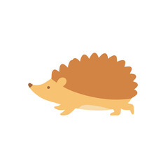 Stylized hedgehog illustration © garben