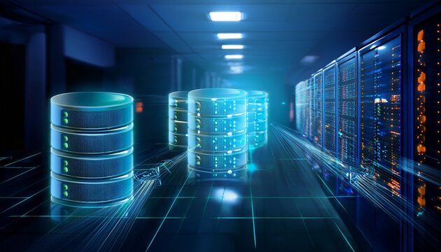a visualization of data replication between primary and secondary databases ensuring data availability and redundancy