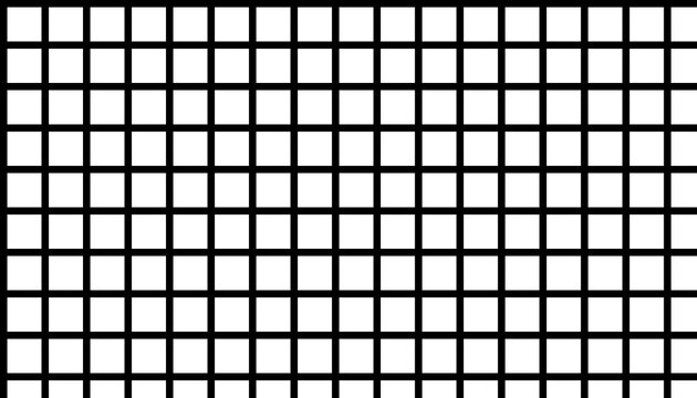 Hermann grid illusion gray dots appear at the white line intersections