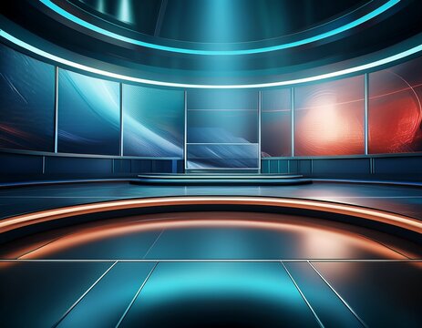 news studio background for breaking news presentation