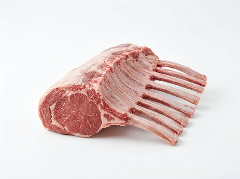 Grilled pork chop with caramelized crust