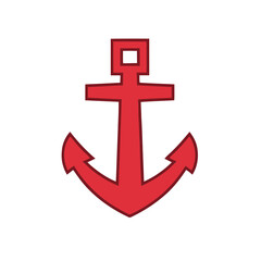 Red anchor icon © hanta