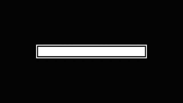 Minimalist White 3D Loading Progress Bar Motion Graphic Loop Animated Filling Status Indicator With Alpha Channel