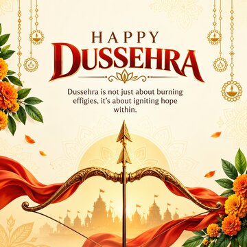 Happy Dussehra festival greeting with Lord Rama 15