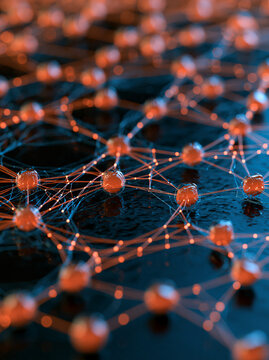 Visualization of recommendation engine network connections