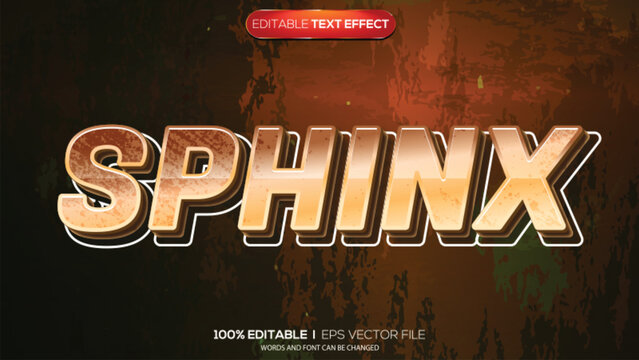 3d text effect sphinx theme