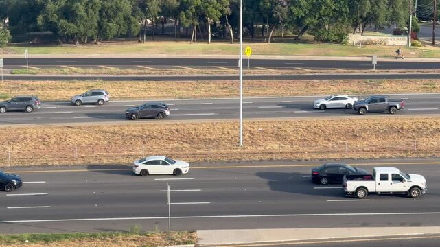 Traffic on Mopac loop 1 in Austin, Tx