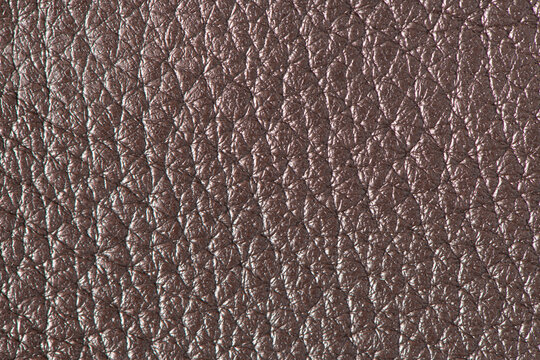 Brown Grained Leather Texture Background