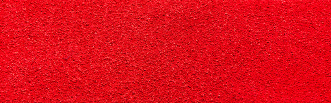 Bright Red Suede or Nap Leather Texture Background