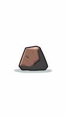 Cartoon Rock Stone Vector Illustration © Fandi