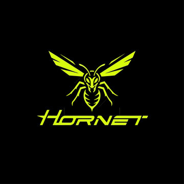 A stylized neon green hornet insect logo with the word "HORNET" below it on a black background.
