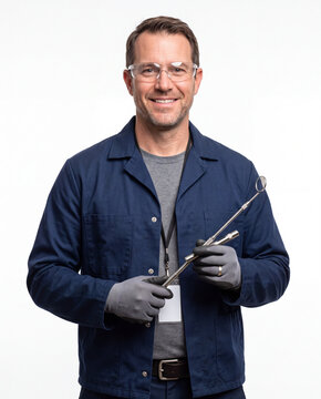 Aircraft maintenance technician representing aviation engineering, aircraft inspection, maintenance, safety and technical expertise.