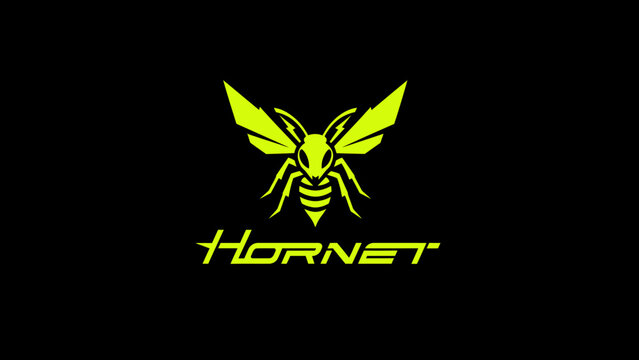 A stylized yellow hornet logo with the word "HORNET" below it on a black background.
