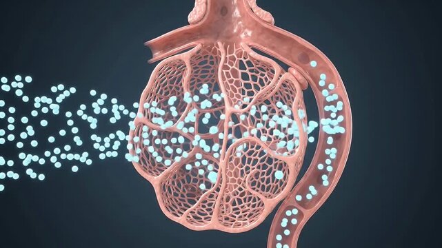 Continuous Alveolar Capillary Diffusion and Oxygenation Flow Loop