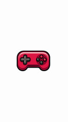 Cute Red Gamepad Controller Vector Illustration © Fandi