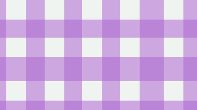Seamless loop colorful gingham check motion background