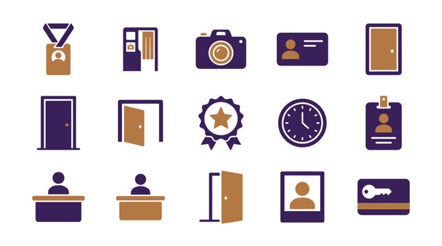 Backstage pass access icons and artist meet and greet graphics for premium concert ticket experiences